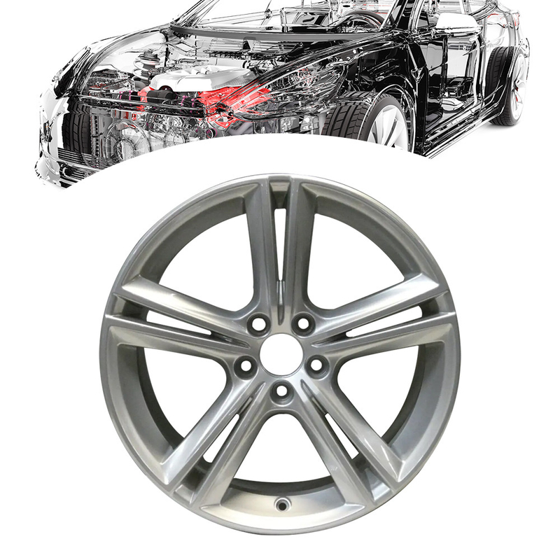 Womala 18-Zoll 5-Doppel Spoke Silberlegierungsrad 31434951 für 2019-2021 S90